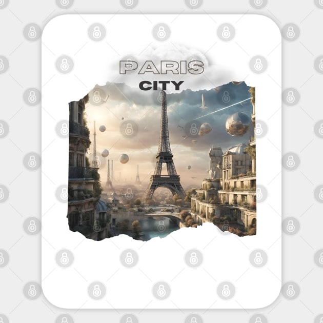 PARIS, VILLE LUMIERE Sticker by beautyecochic